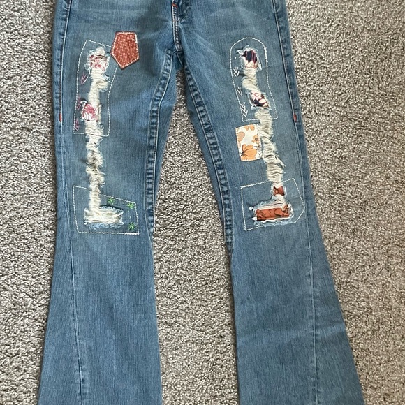 True Religion unique patchwork jeans - Picture 11 of 16